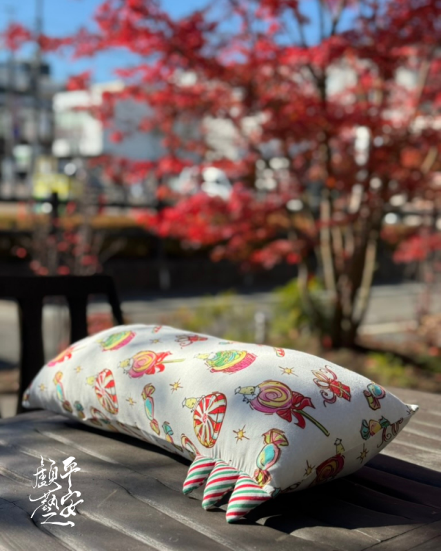 三角旗安撫抱枕/2025聖誕限定款