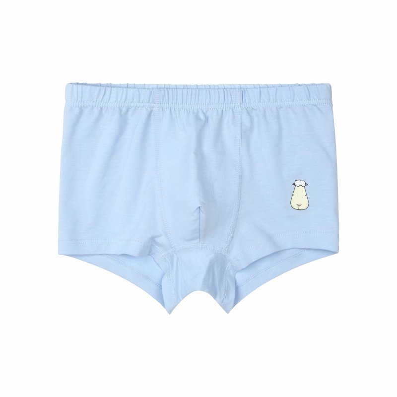 莫代爾男童四角內褲/素色(藍)單入組