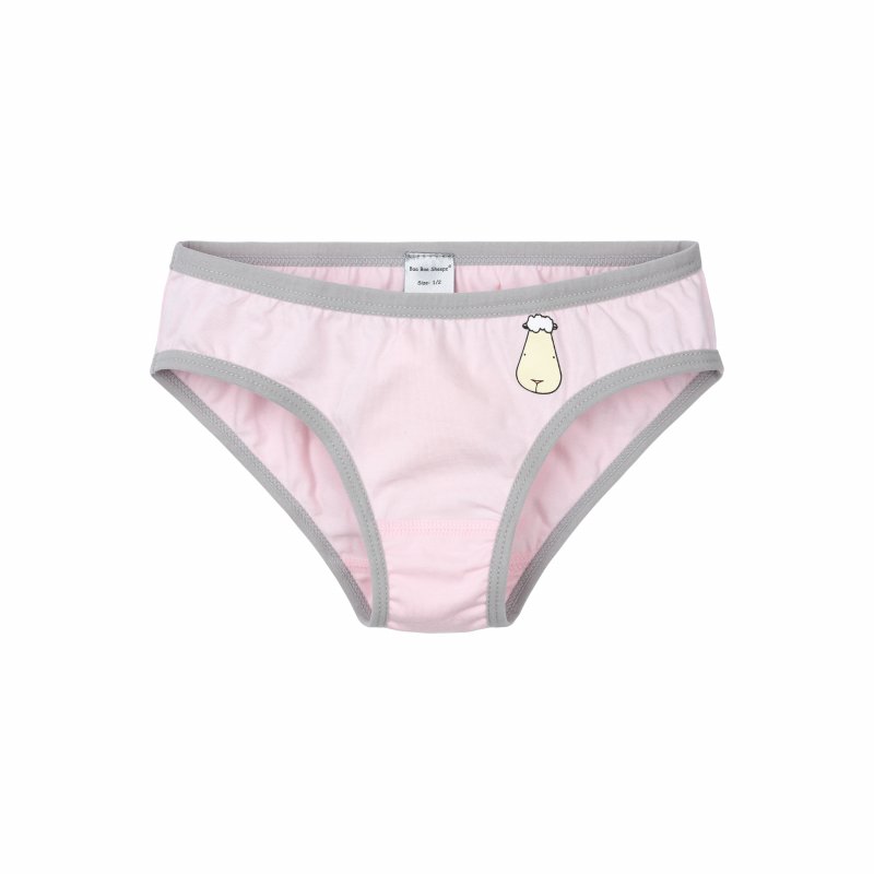 莫代爾女童三角內褲/素色(粉)單入組