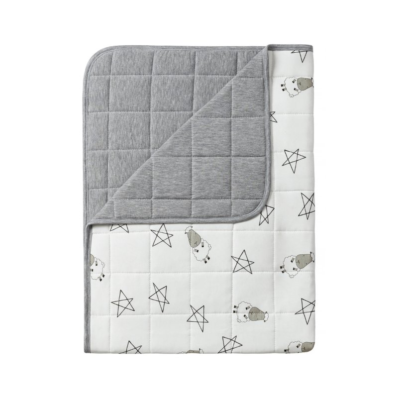 四季舒眠被/星星羊(白)