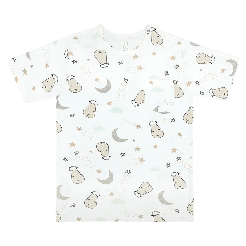 成人短袖上衣/晚安羊