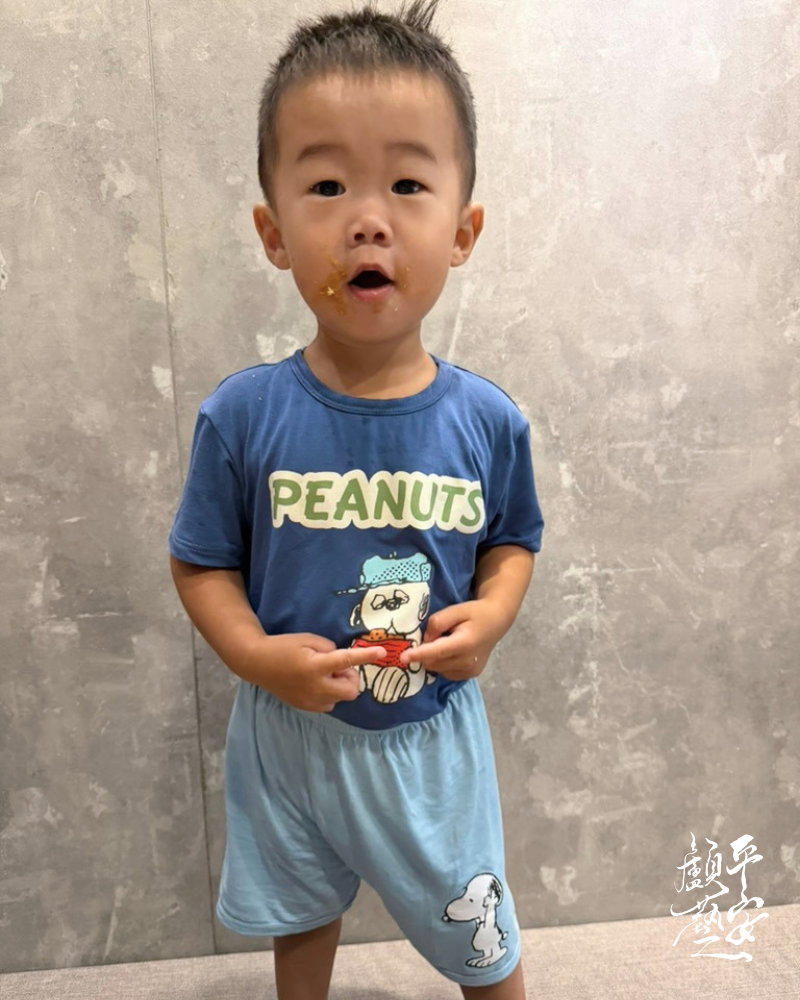 史努比聯名款｜糖果套裝(短袖短褲)-吃貨歐拉夫