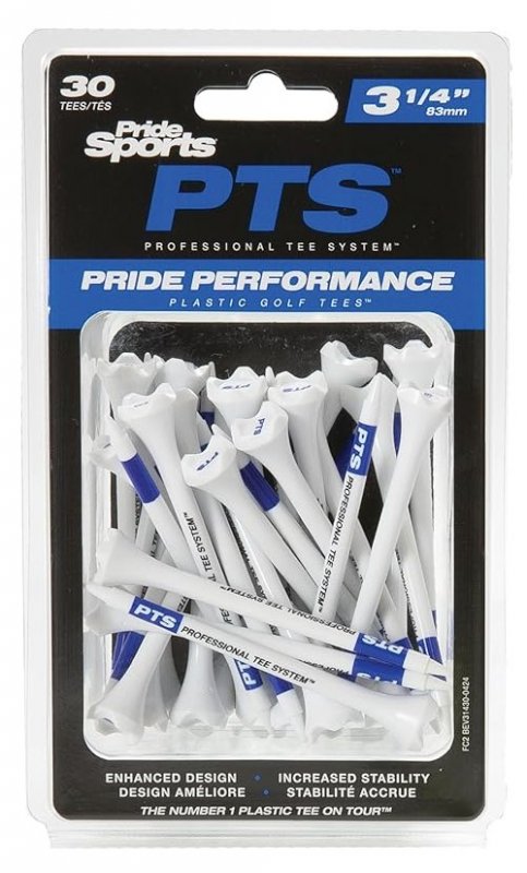 Pride's PTS  Plastic Tees (83mm)