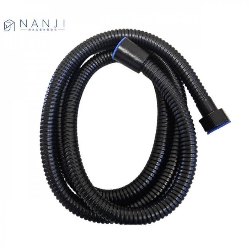 【台南南吉五金】L-0080 蓮蓬頭水管(黑)150cm