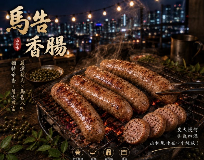 馬告香腸｜5條裝