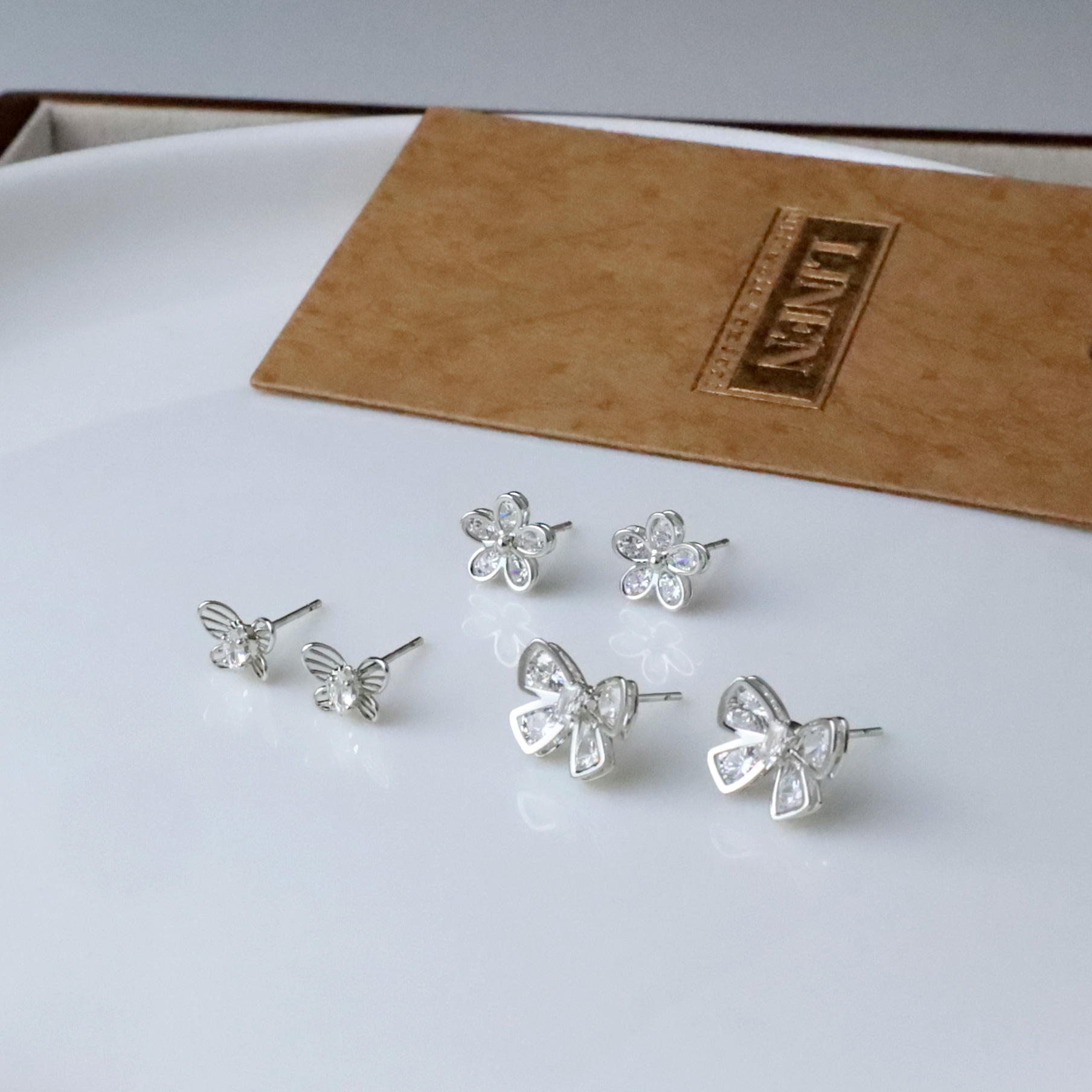 EN2061 翩翩飛舞 三對一卡 蝴蝶 花 蝴蝶結