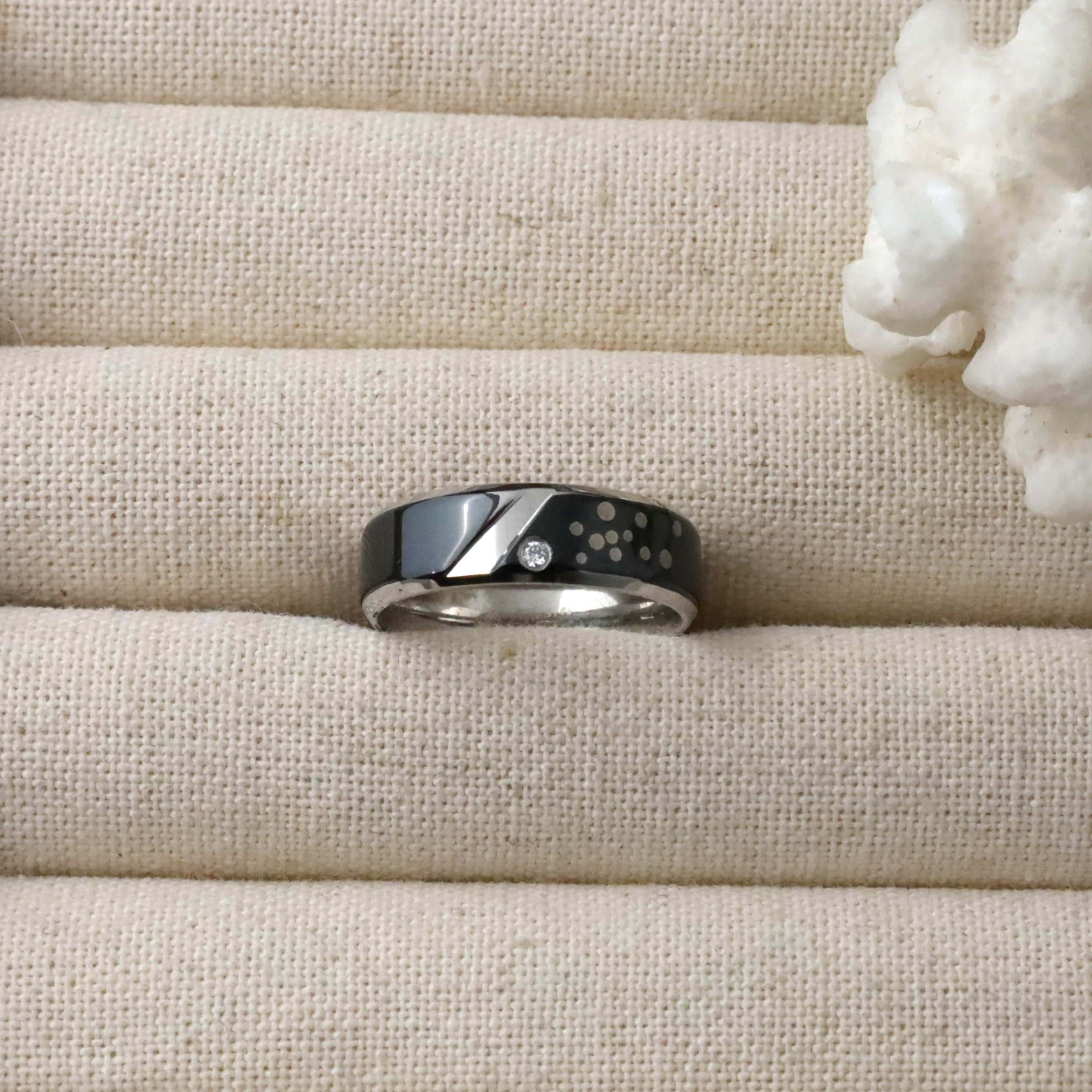 情人對戒指鋼戒指藍色戒指黑色戒指情侶對戒
